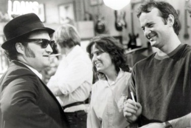 John-Belushi-and-Bill-Murray-on-the-set-of-Blues-Brothers