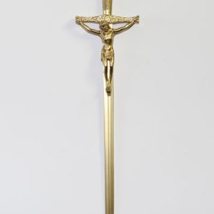 With God on Our Side - Gilded sword with crucifix